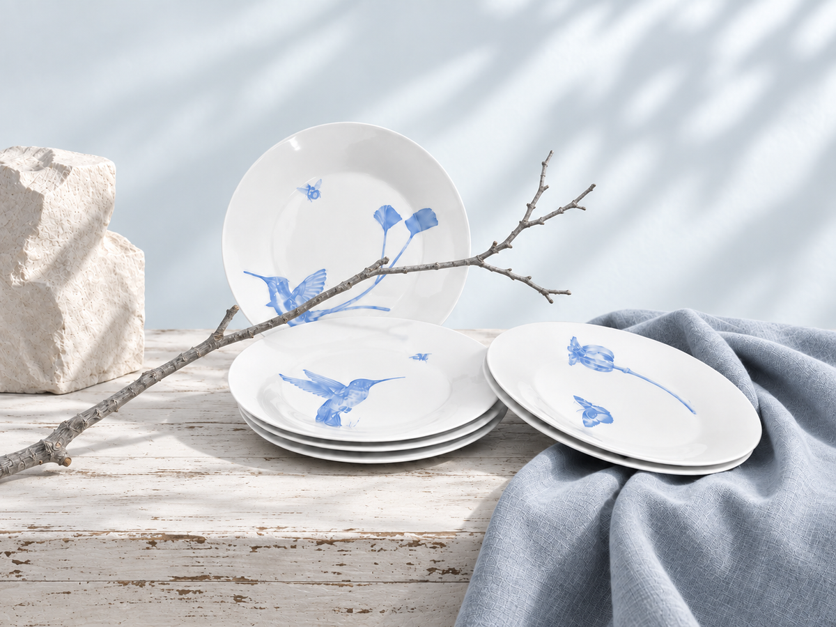 Set 6 Platos de torta  LE JARDIN